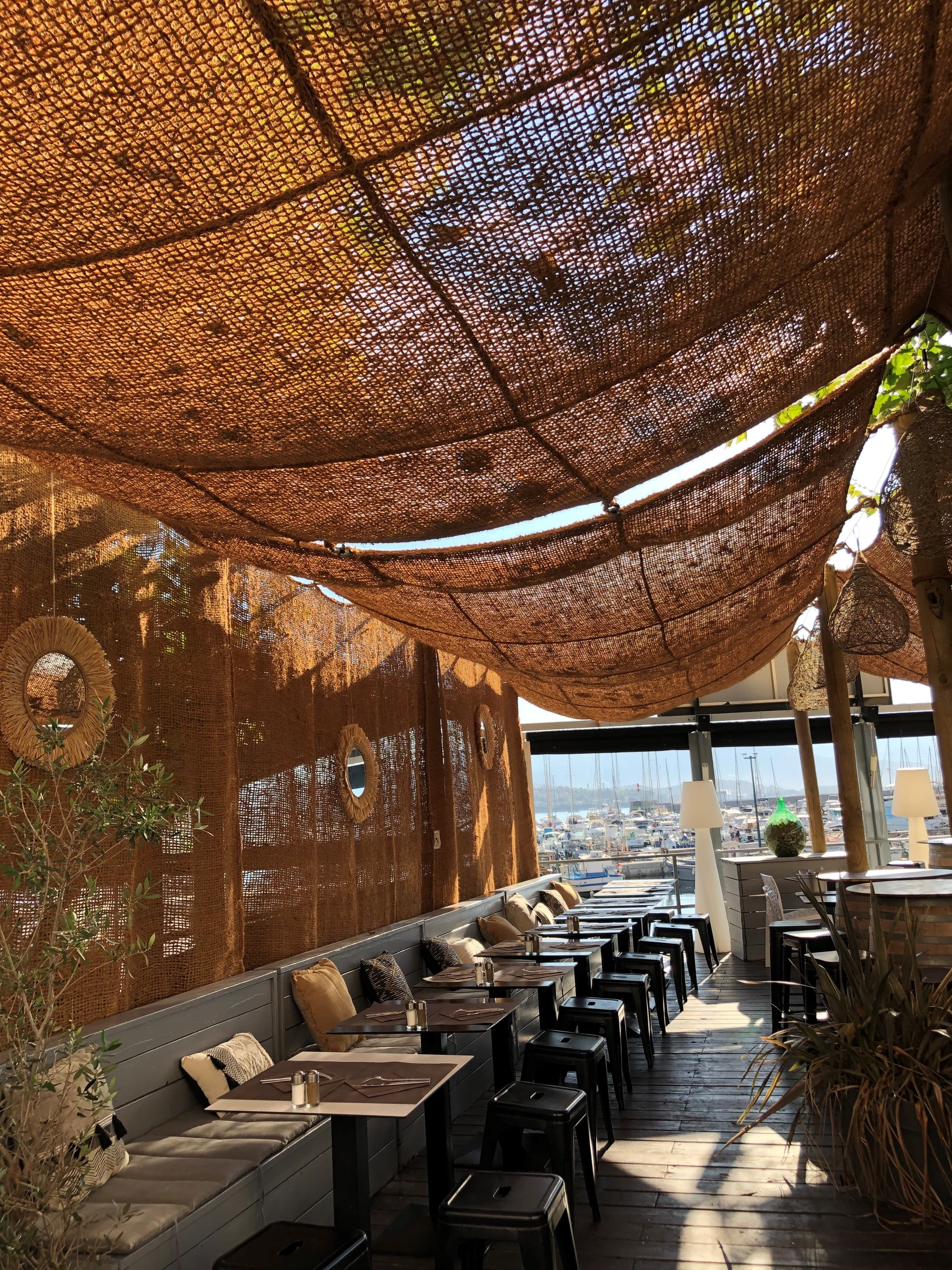 Coconut Fiber Shade Sail Outdoor View