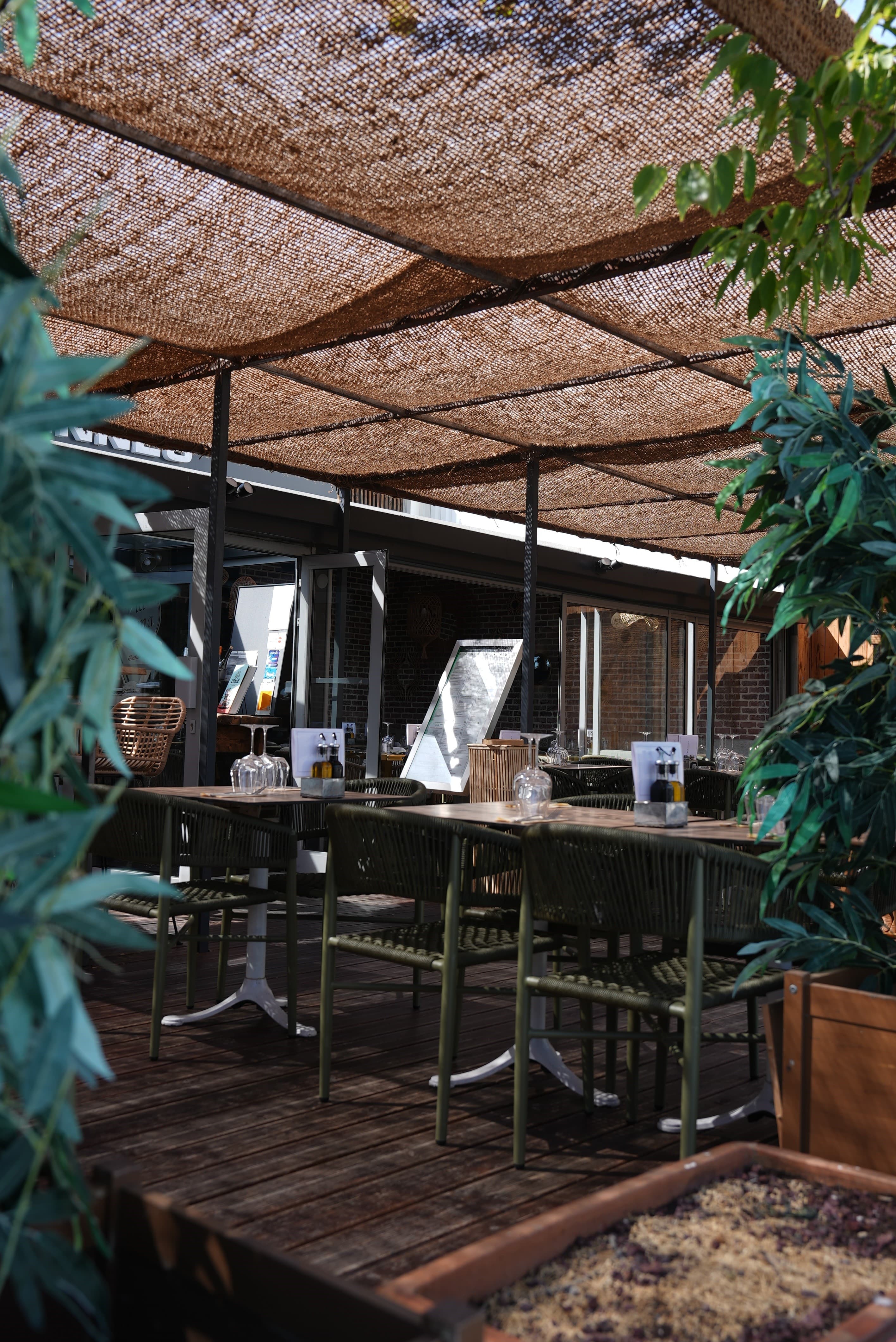 Coconut Fiber Shade Sail Detail