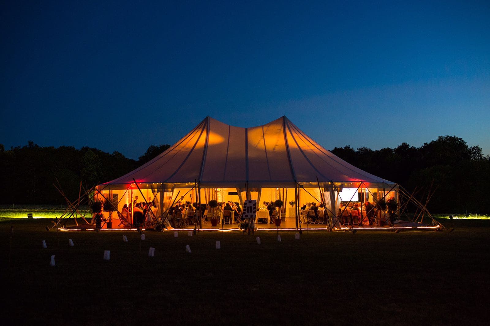 Bamboo Marquee interior view