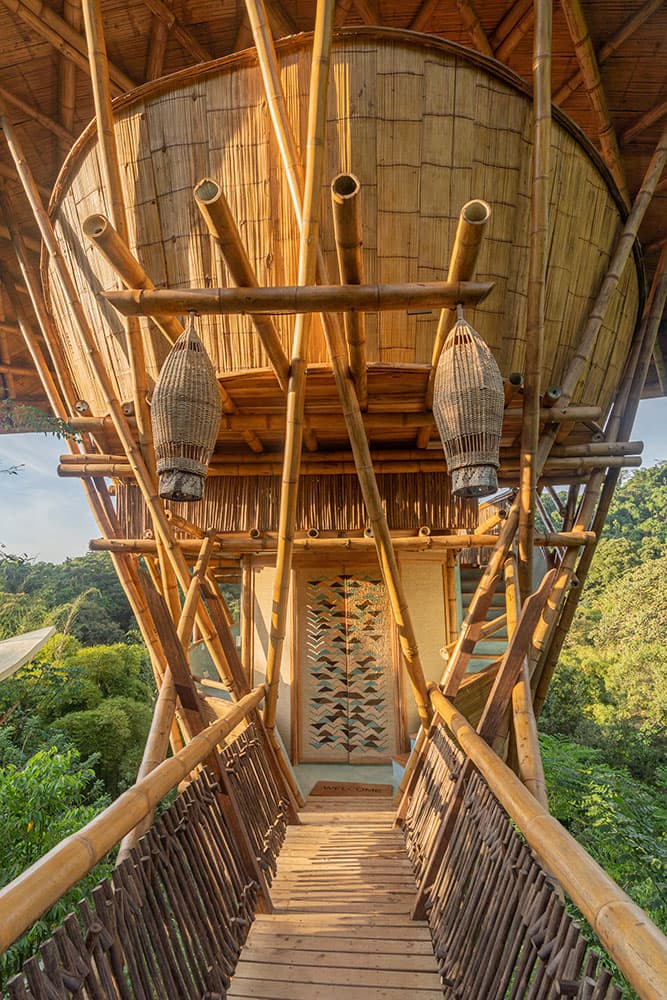 Custom Bamboo Structure architectural design