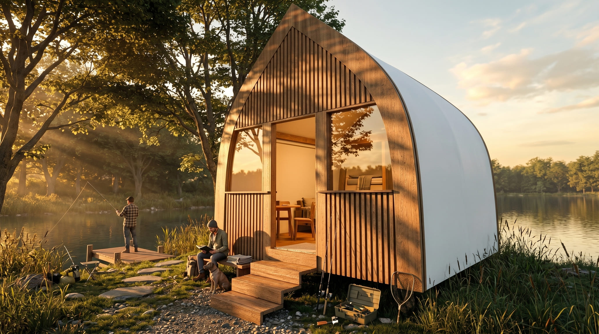 El 4×4 Glamper — Pod en arco para cualquier paisaje